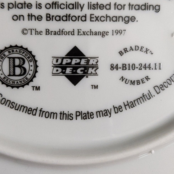 Michael Jordan collectors edition plate (1997) - Picture 6 of 8